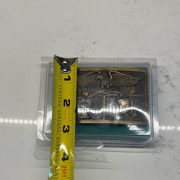 Vintage Gold and Black Eagle Belt Buckle - Picture 8 of 8